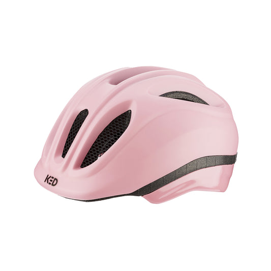 KED Meggy III Trend Kinderhelm in Flamingo-Rosa, Seitenansicht