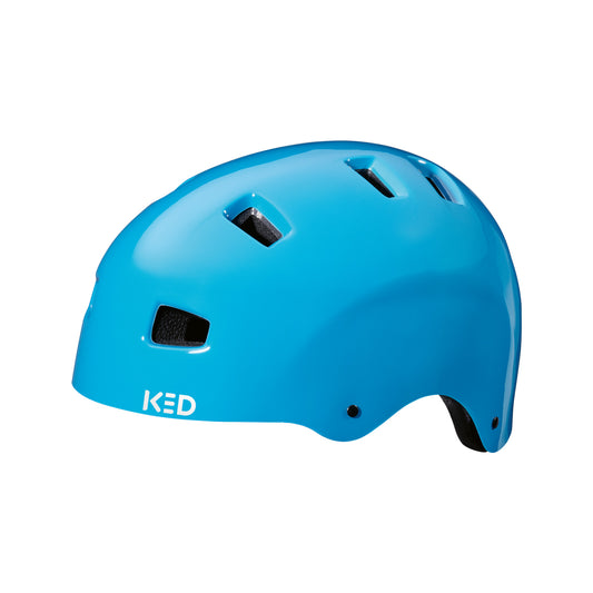 KED 5forty BMX-/Dirt-Helm in Petrolblau, Seitenansicht