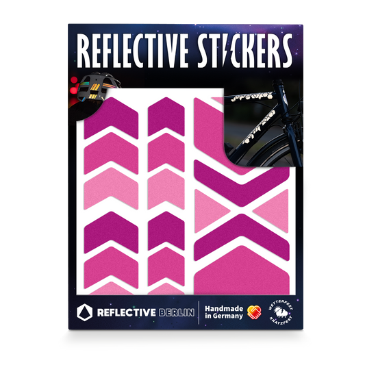 Reflective Sticker Speedy Pink