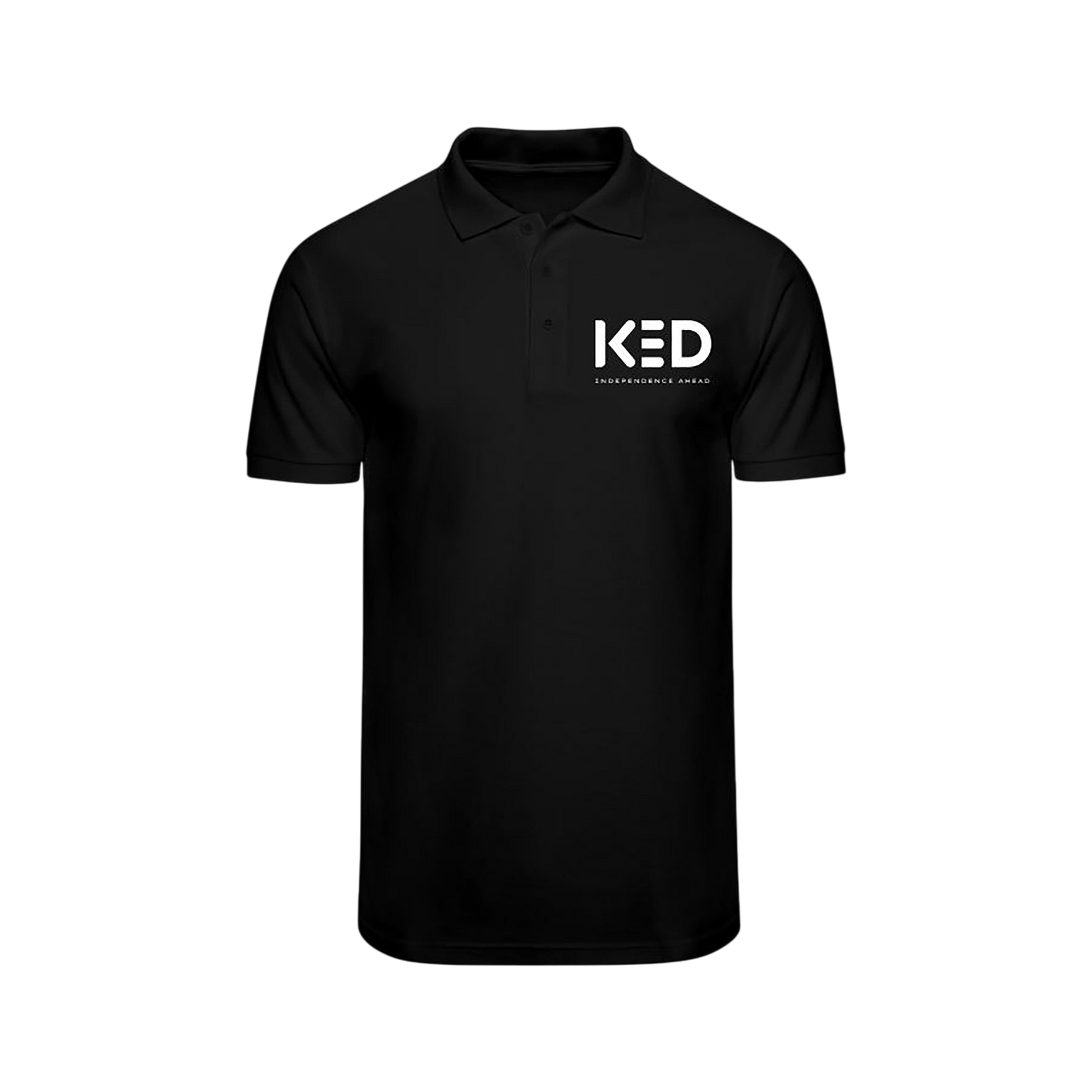 KED Polo-Shirt - KED Black White