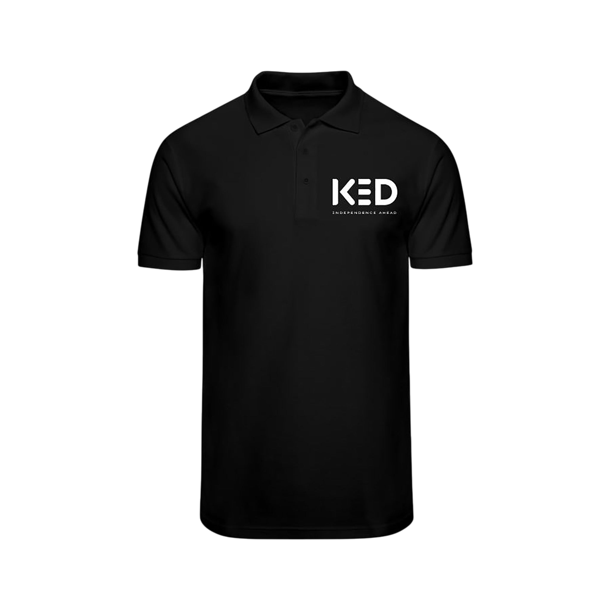 KED Polo-Shirt - KED Black White