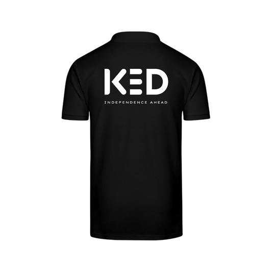 KED Polo-Shirt - KED Black White
