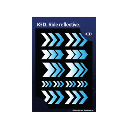 Ride reflective. Stickerset